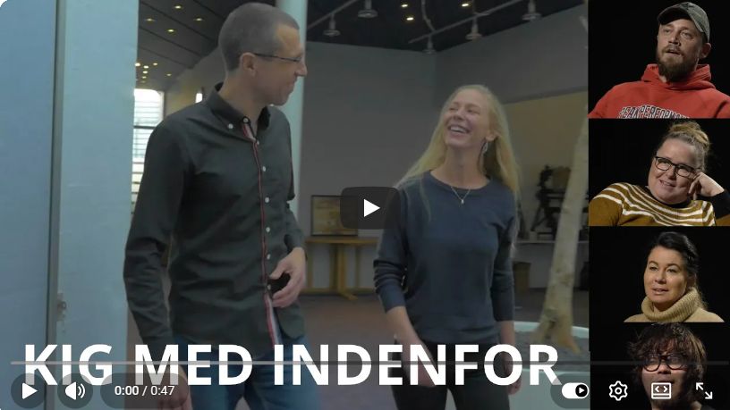 Frank og flere tidligere klienter i introvideoen